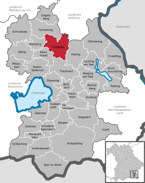 Trostberg im Landkreis Traunstein