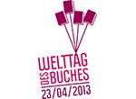 Logo Welttag des Buches 2013, rot